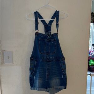 NOBO Light Blue Denim Overalls Romper